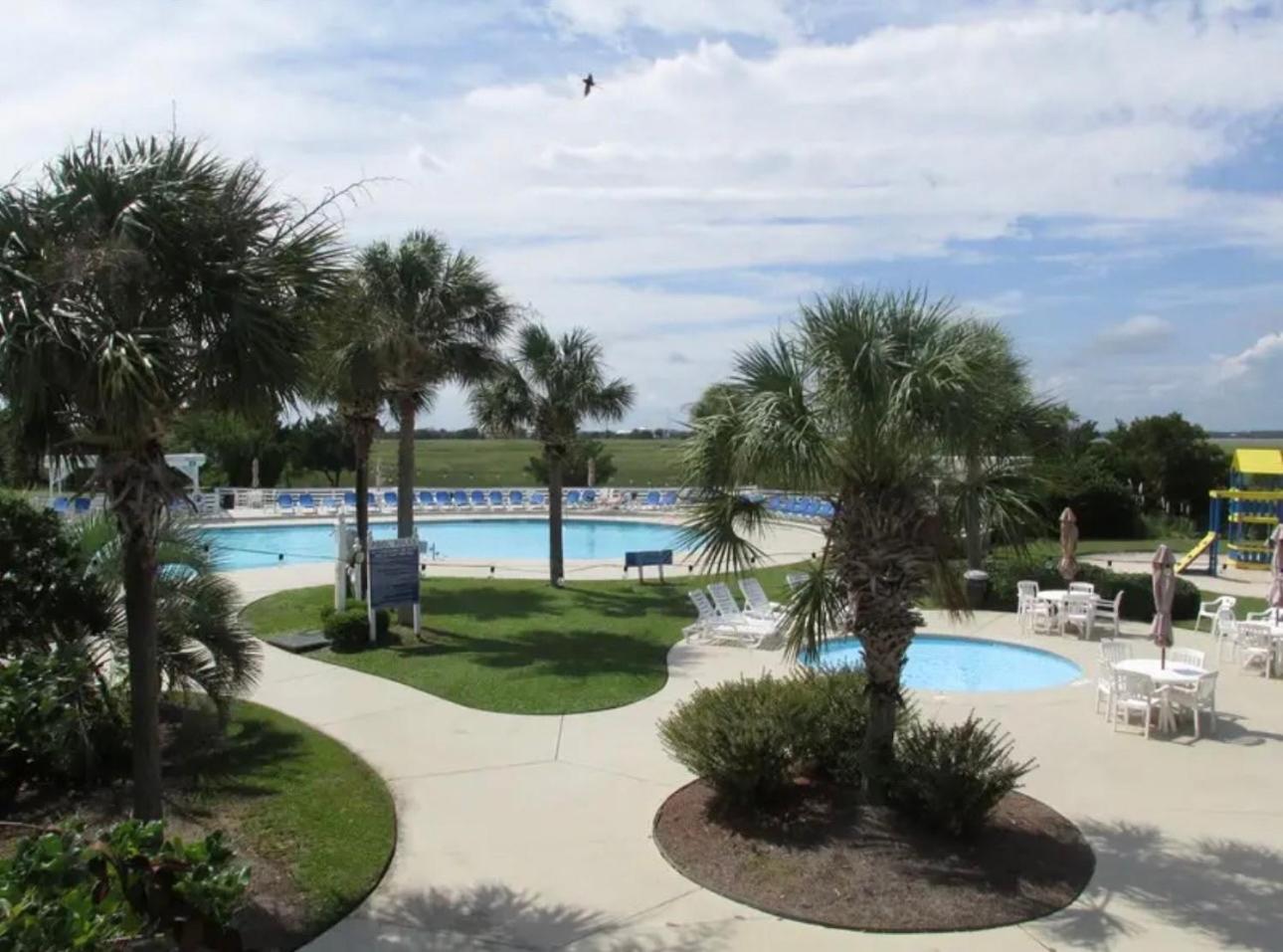 Panoramic Marsh And Ocean Views. Steps To Beach And Pool. Villa Harbor Island Exterior photo